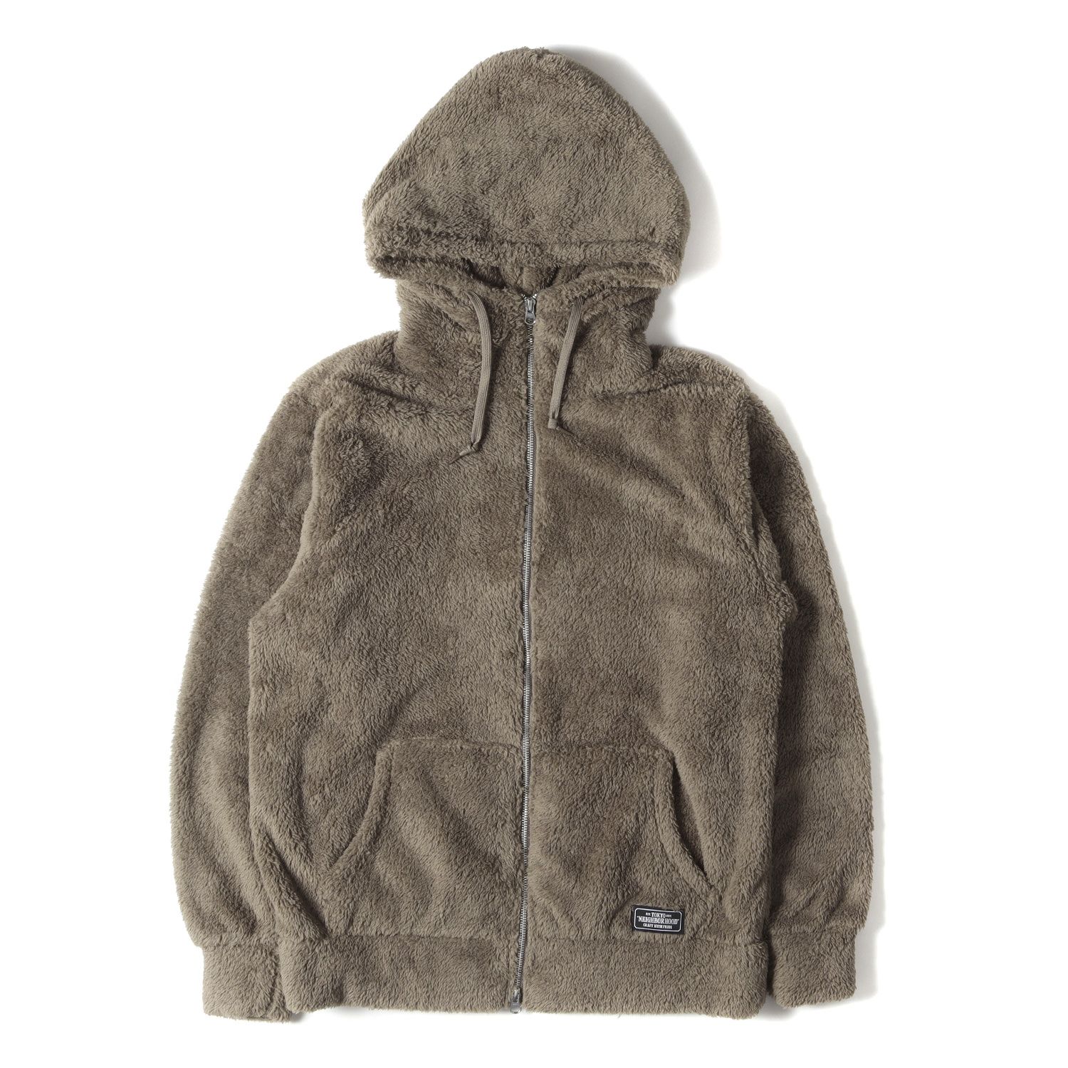 新品 NEIGHBORHOOD ネイバーフッド パーカー サイズ:XL フリースボア フルジップ パーカー WAVY BONE / E-HOODED.  LS 18AW ブラウン 茶 トップス フーディー - メルカリ