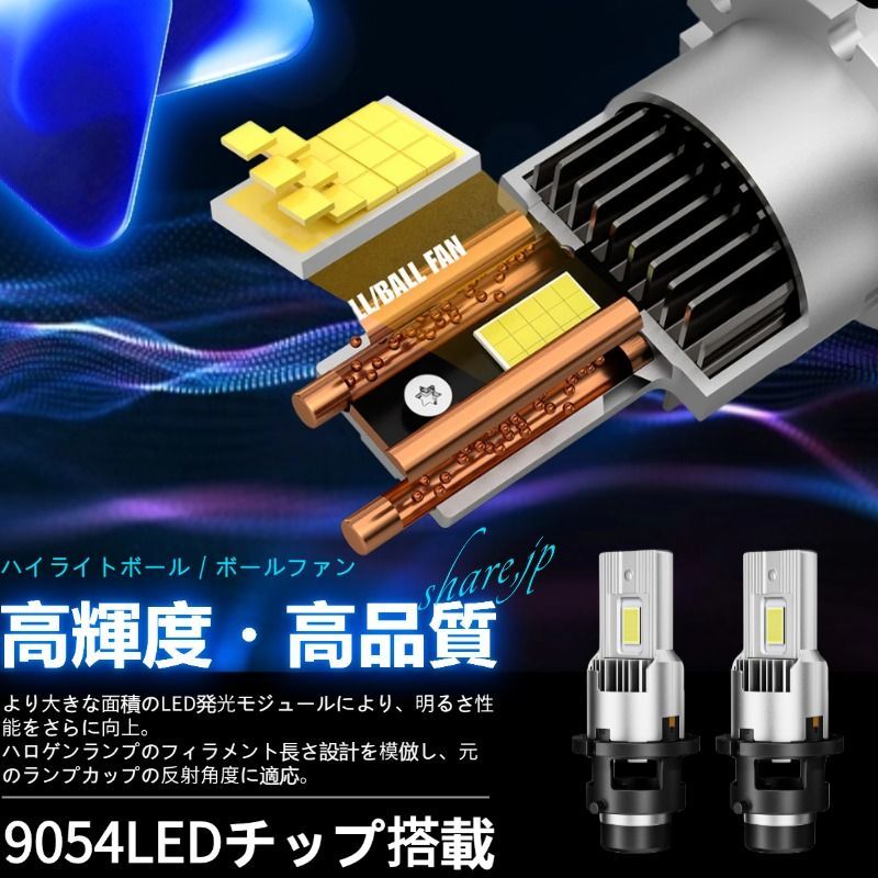 D2S D2R 車用 LED ヘッドライト 24000LM ハイビーム ロービーム 車検対応 配線レス LED バルブ ホワイト 6500K ホンダ シビック TYPE R EP3 FD2 シビック TYPE R ユーロ FN2 