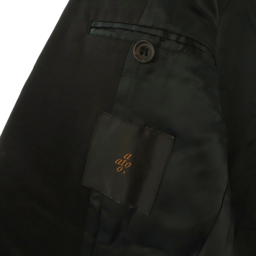 【美品】ato アトウ ジャケット ブラック テーラード ビジネス osharewalker ジャケット レディース 40代 テーラードジャケット
