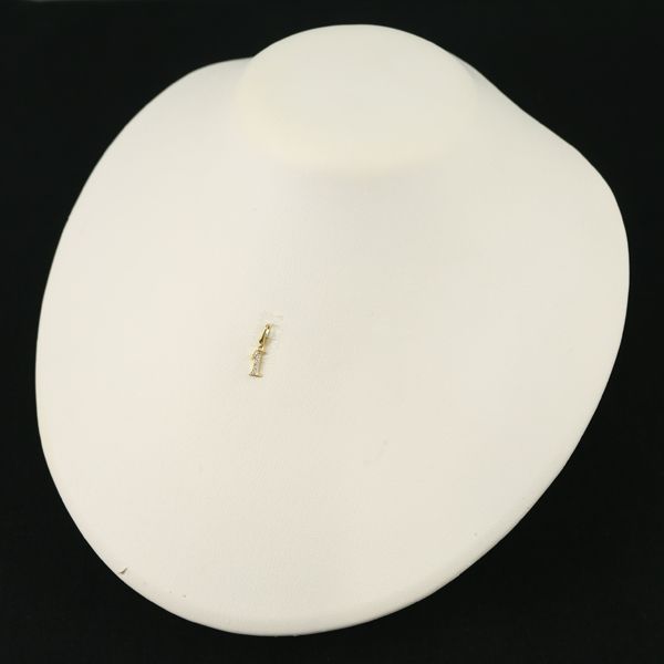 14/美品 ノンブルプティ K18YG ダイヤ ペンダントトップ チャーム ゆきざき ペンダントトップ ダイヤ ダイヤモンド 0.05ct
