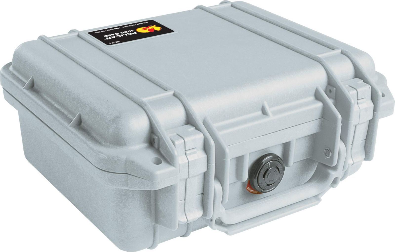 PELICAN ハードケース 1200 シルバー 4.4L 防水 シルバー 012137