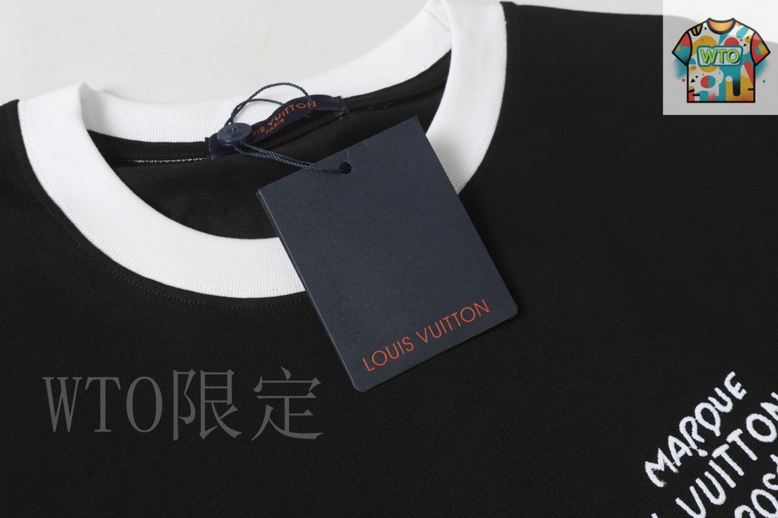 今日特価】LOUIS VUITTON 25SS クラシックロゴ刺繍 T - シャツ