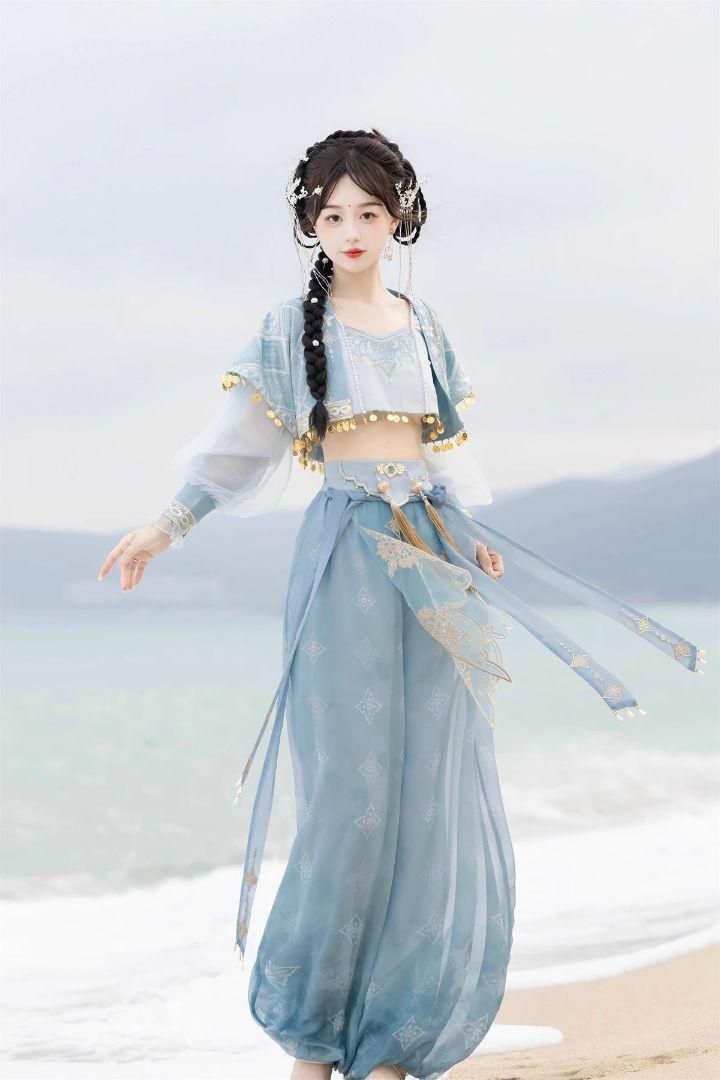 星 2025 豪華刺繍 漢服 かんふく 古風衣装 レトロ風 中華ロリータ コスプレ ワンピース 唐装 仙女服 中華風 美しい刺繍 学園祭用 文化祭用 舞台演出用 日常着 プレゼント用 レディース用HF227