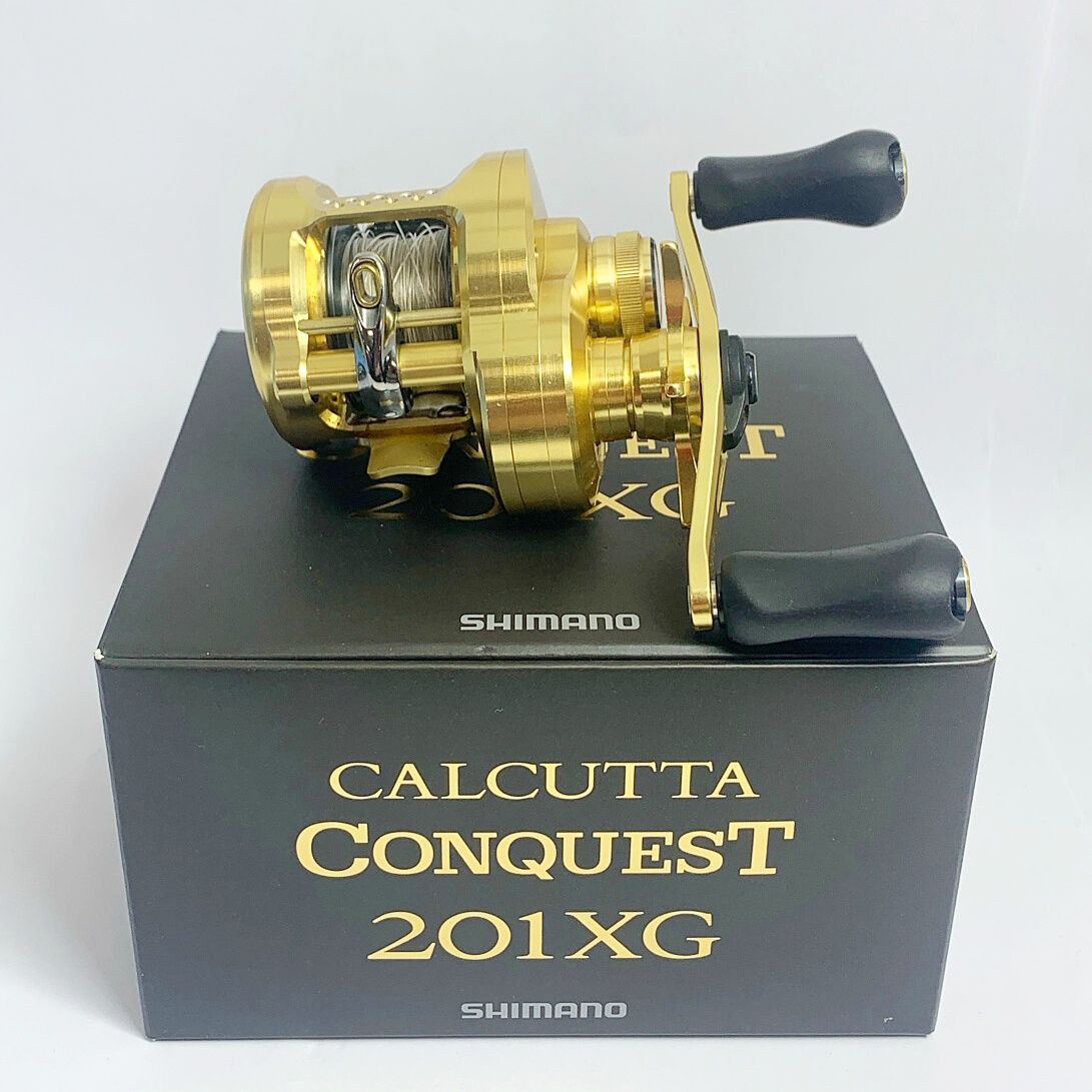 SHIMANO シマノ CALCUTTA CONQUEST カルカッタコンクエスト 201XG ベイトリール 打痕跡あり 04419 - メルカリ