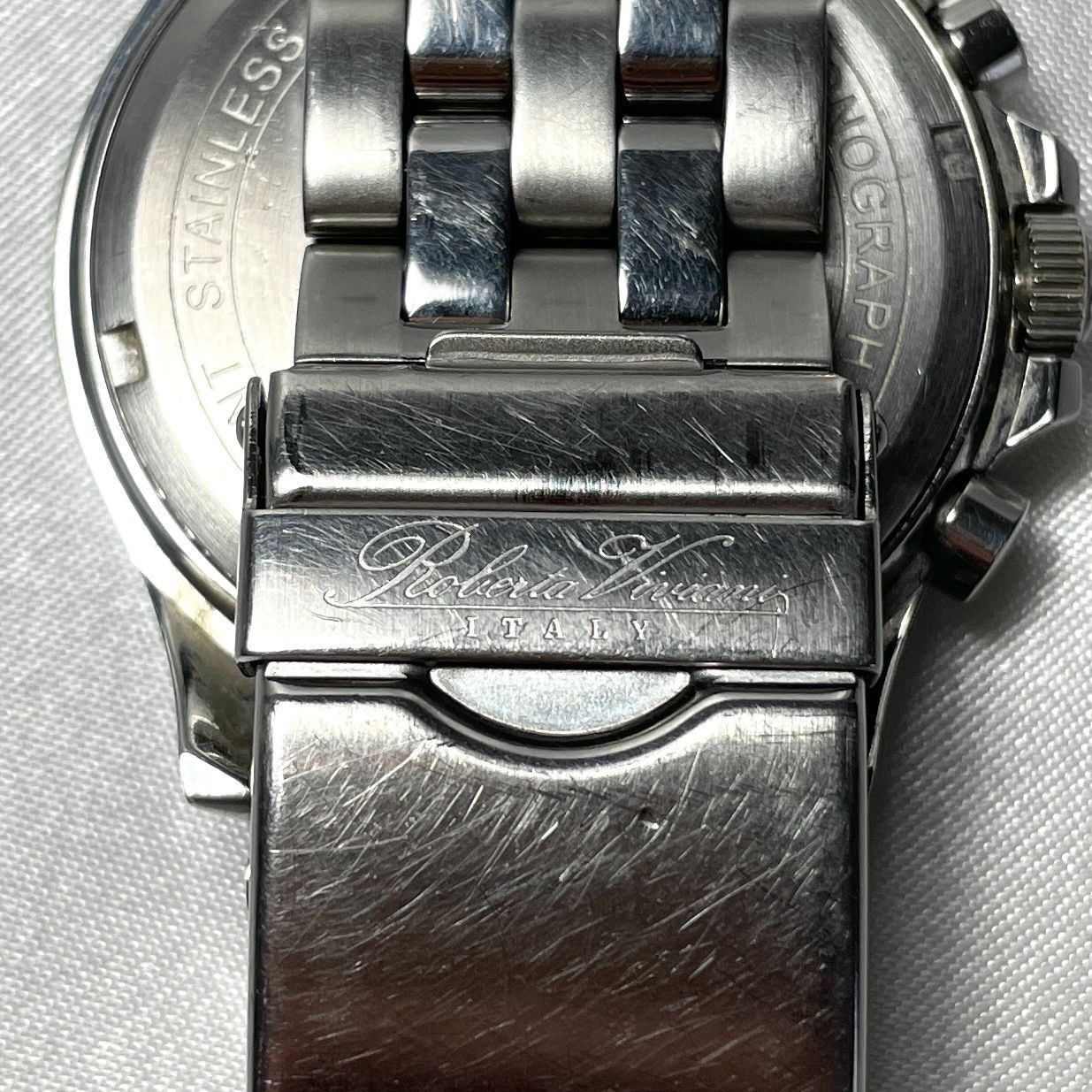 レア 未使用 Roberta Viviani 自動巻 24時間表示 純正ベルト FROM ファッション レア 未使用 Roberta Viviani 自動巻 24時間
