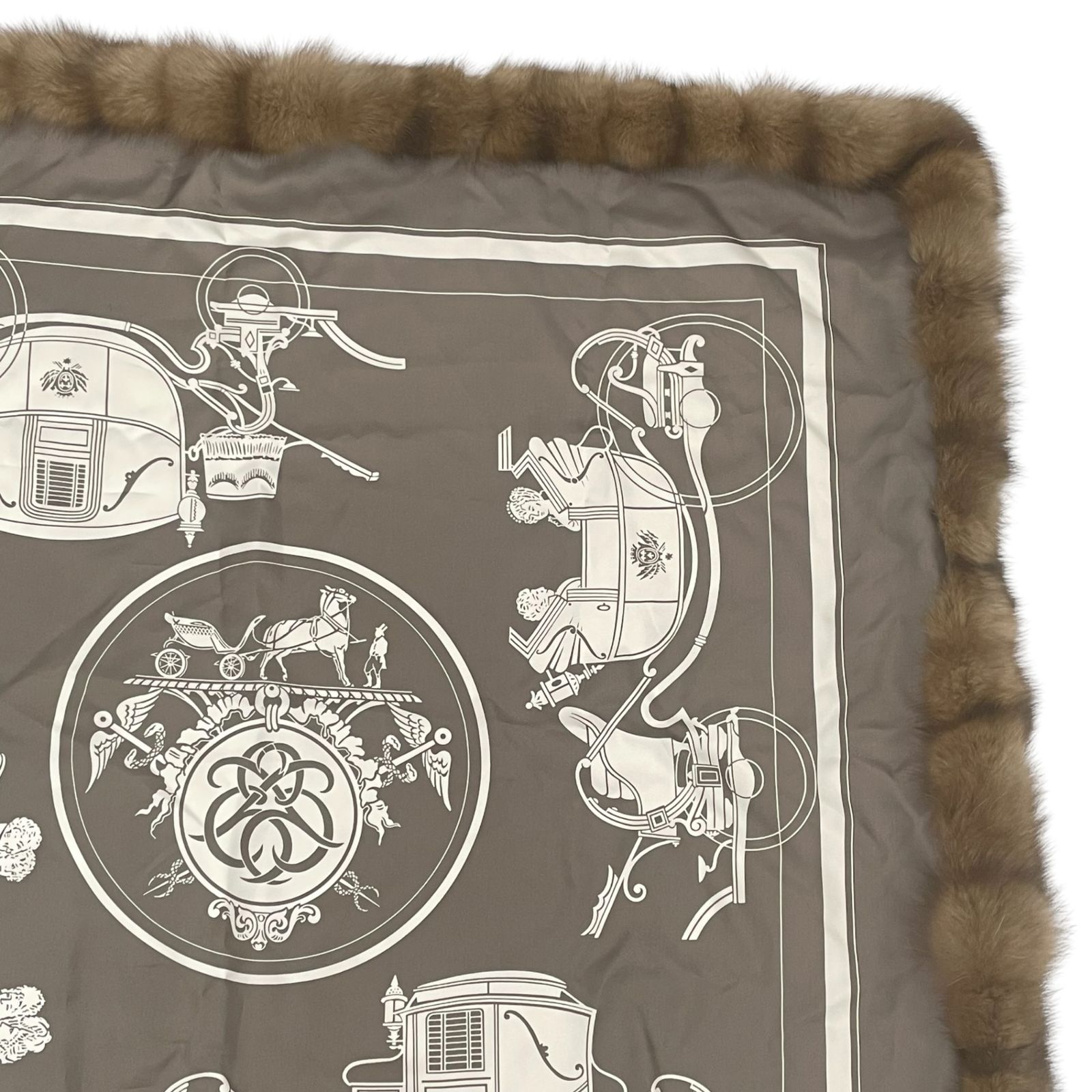エルメス シルク スカーフ ショール マフラー 箱あり レア 希少 新品同様 HERMES エルメス スカーフ マフラー