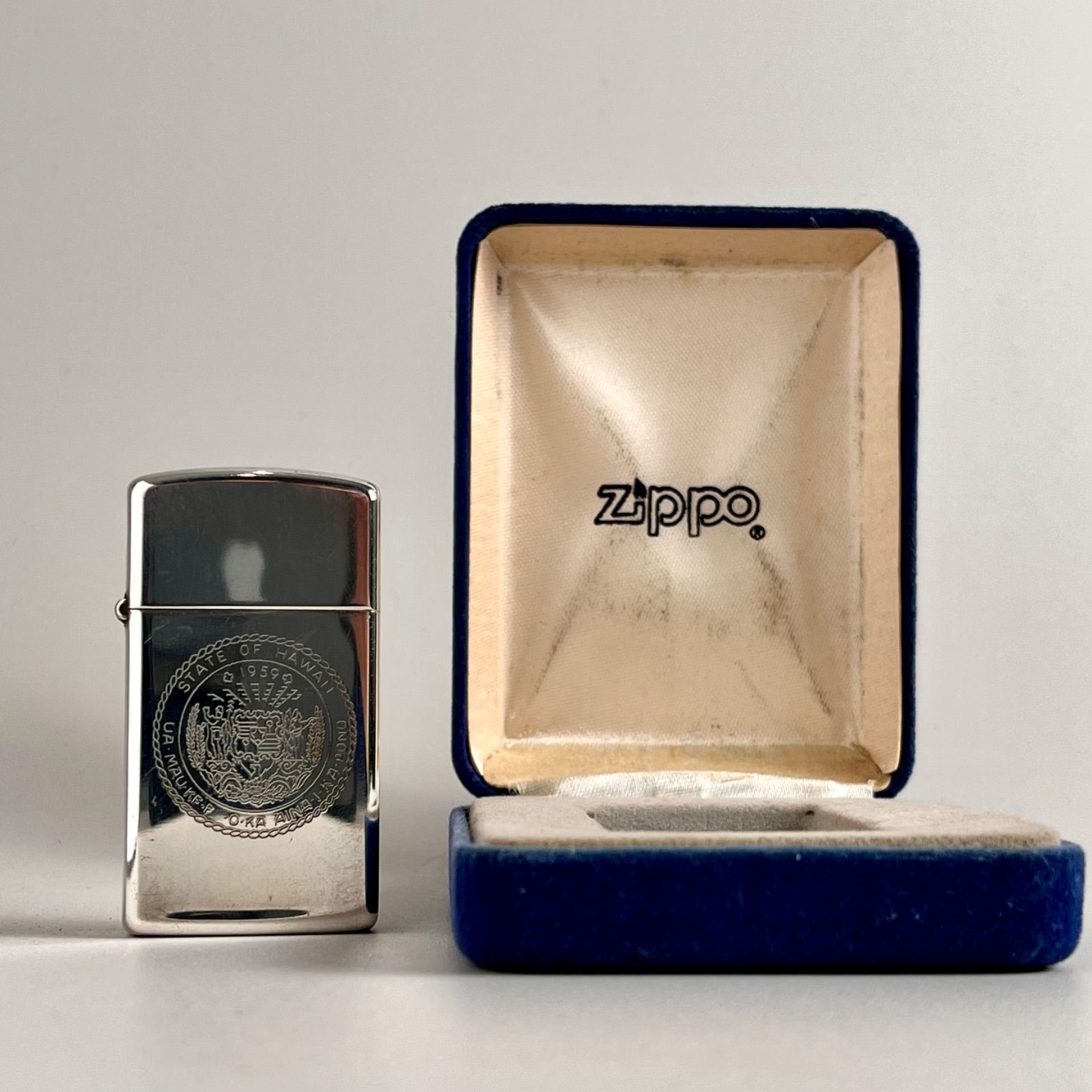 zippo ジッポー ハワイ STATE OF HAWAII STERLING スターリング ケース付き 2000年