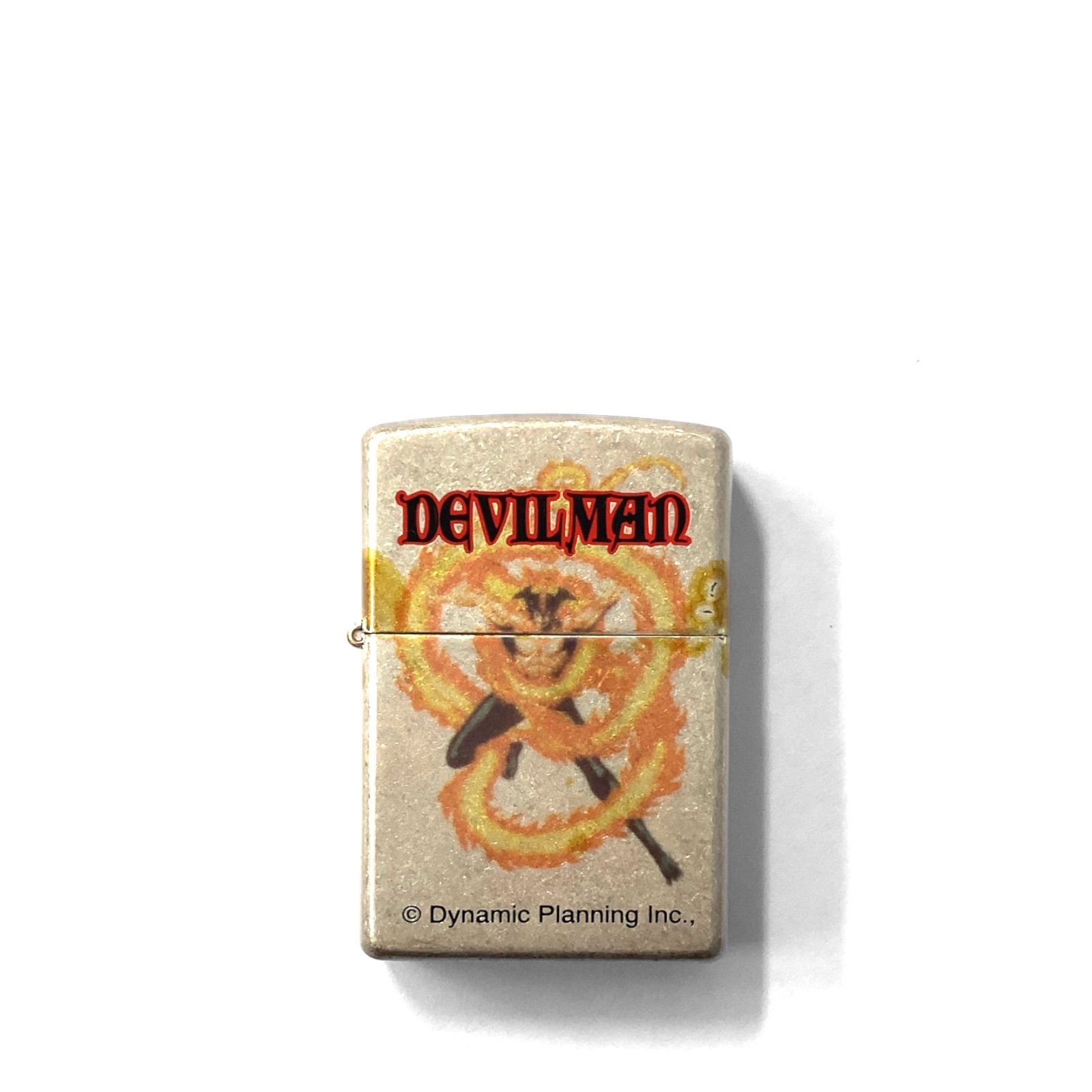 【中古品】97年製 Zippo ジッポ DEVILMAN デビルマン No.1897 特殊加工 ライター 喫煙具 レギュラータイプ シルバー