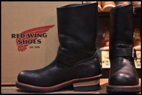 7.5D 箱付 良品 13年】レッドウィング 2268 エンジニア 黒 ブラッククローム スチールトゥ ブーツ redwing HOPESMORE【EC277】  - メルカリ