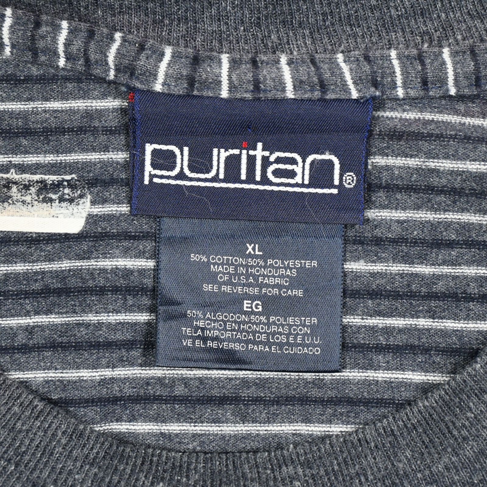 PURITAN ボーダー Tシャツ 90s puritan ピューリタン Tシャツ ボーダー - メルカリ