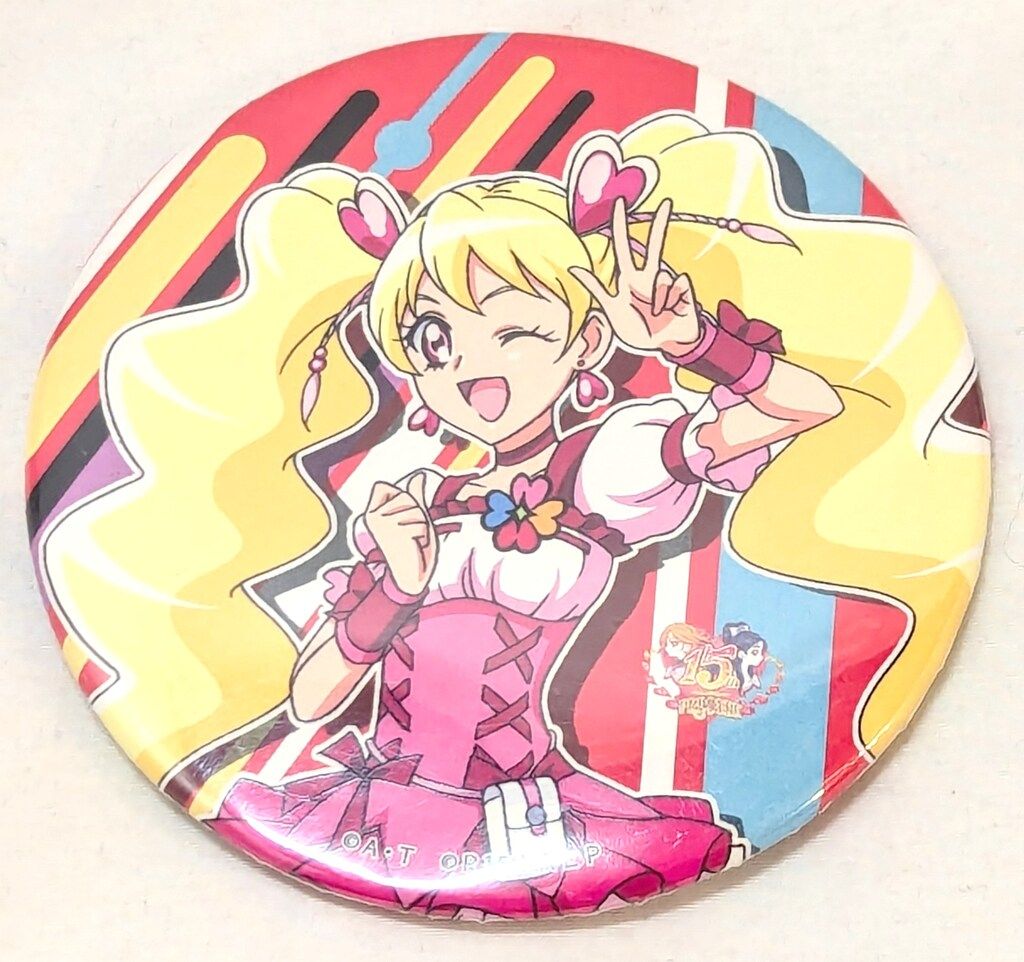 プリキュア　15周年ライブ　缶バッジ プリキュア15周年アニバーサリーライブ 15☆Dreams Come True 缶