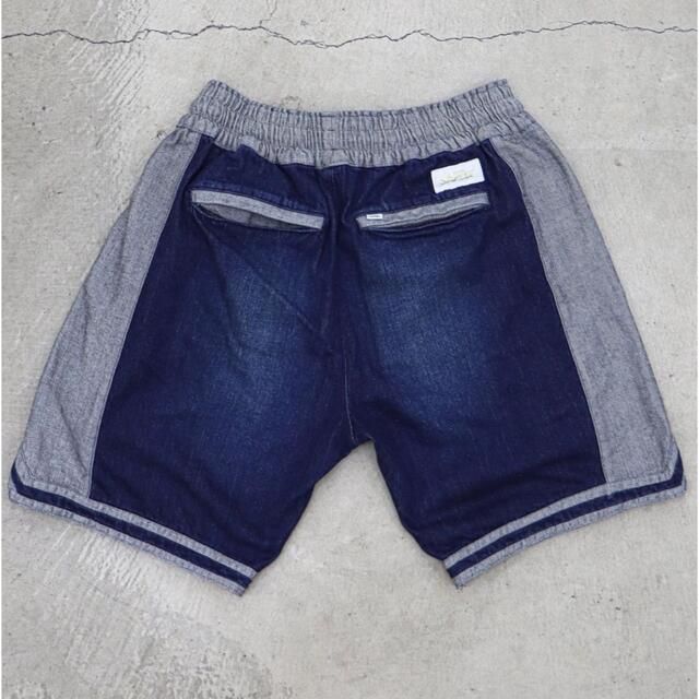 SAPEur　DENIM BASKETBALL SHORTS XL