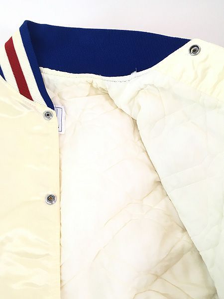 古着 80s USA製 STARTER MLB Chicago Cubs カブス 光沢 サテン