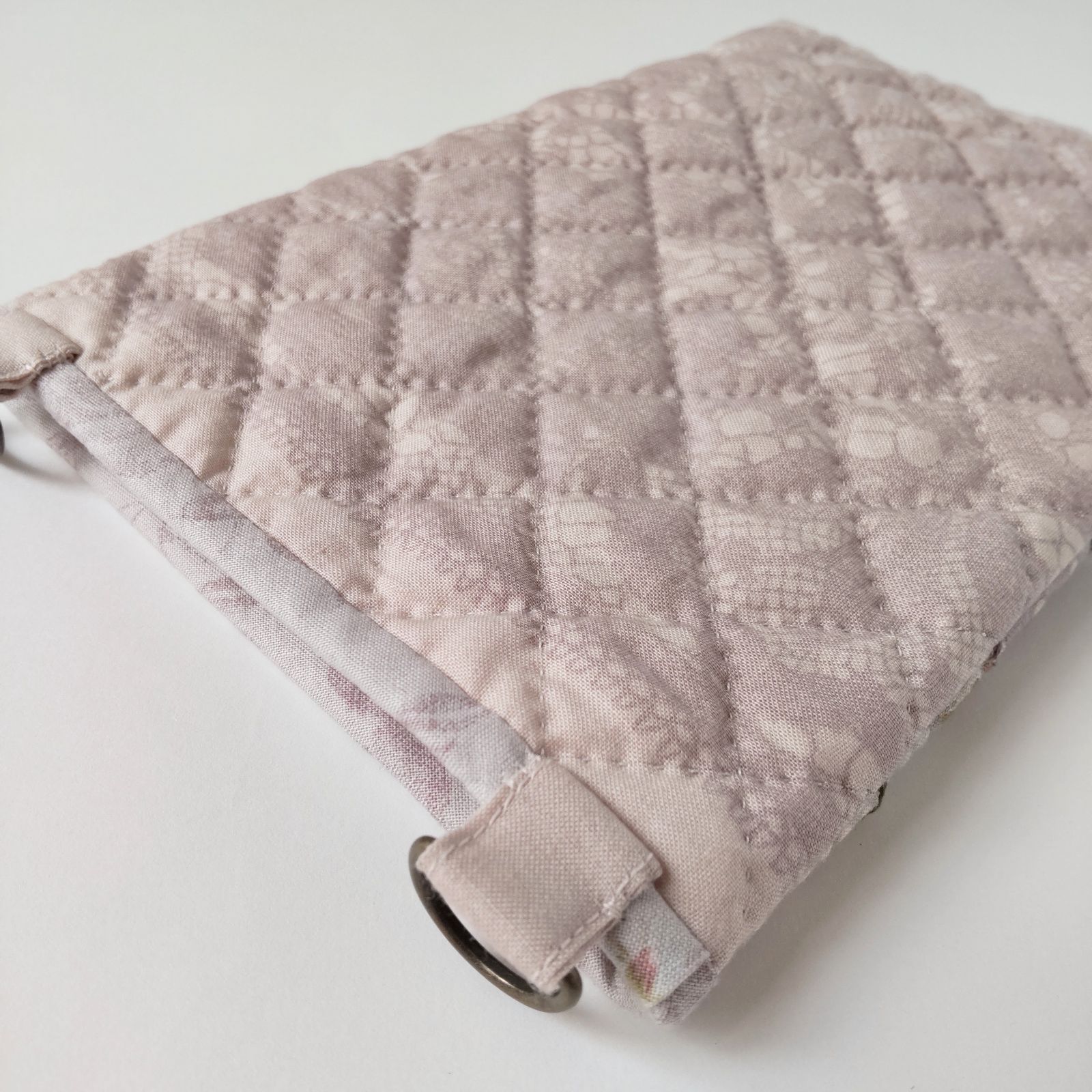 パッチワーク＊スマホショルダーポーチ パープル系＊ポシェット