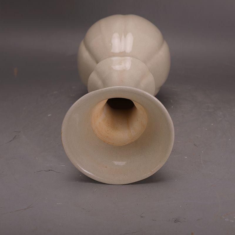 宋定窯白釉花瓶を開きま 景徳鎮 陶磁器 装飾品 現代工芸品美術品