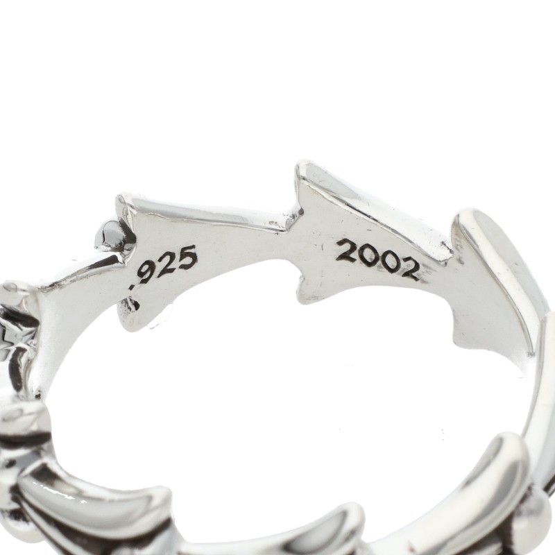 送料無料でお届けします。 クロムハーツ CROSS TAIL クロステイル シルバーリング メンズ 21号 来店をご期待!