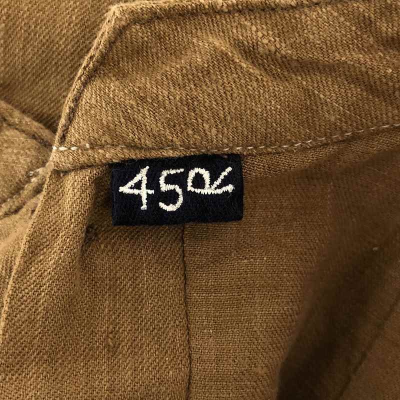 【美品】  45r / フォーティファイブアール | カディシャツデニムのブラウス | 3 | ブラウン | レディース 美品】 45r / フォーティファイブアール | カディシャツデニムの