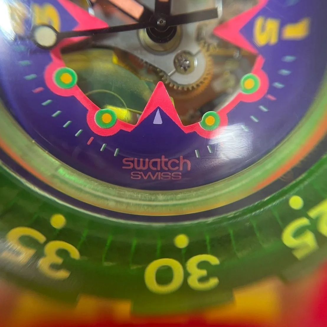Swatch スウォッチ Scuba 200 BAY Breeze ダイバーウォッチ 腕時計 
