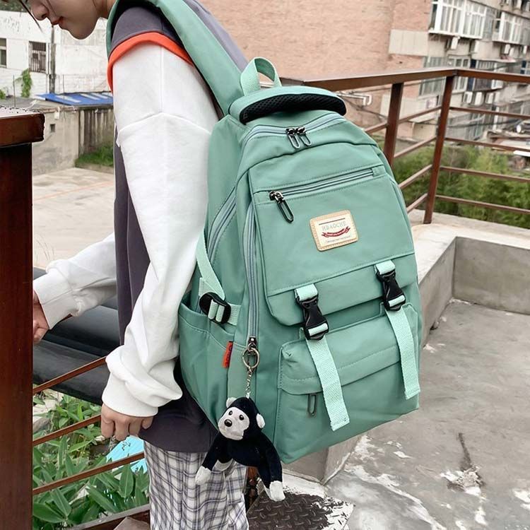 AEAE★韓国★人気★男女兼用 OUT POCKET DENIM BACKPACK 2色 aeae品牌代購選貨source of confidence｜服飾經銷代購選貨