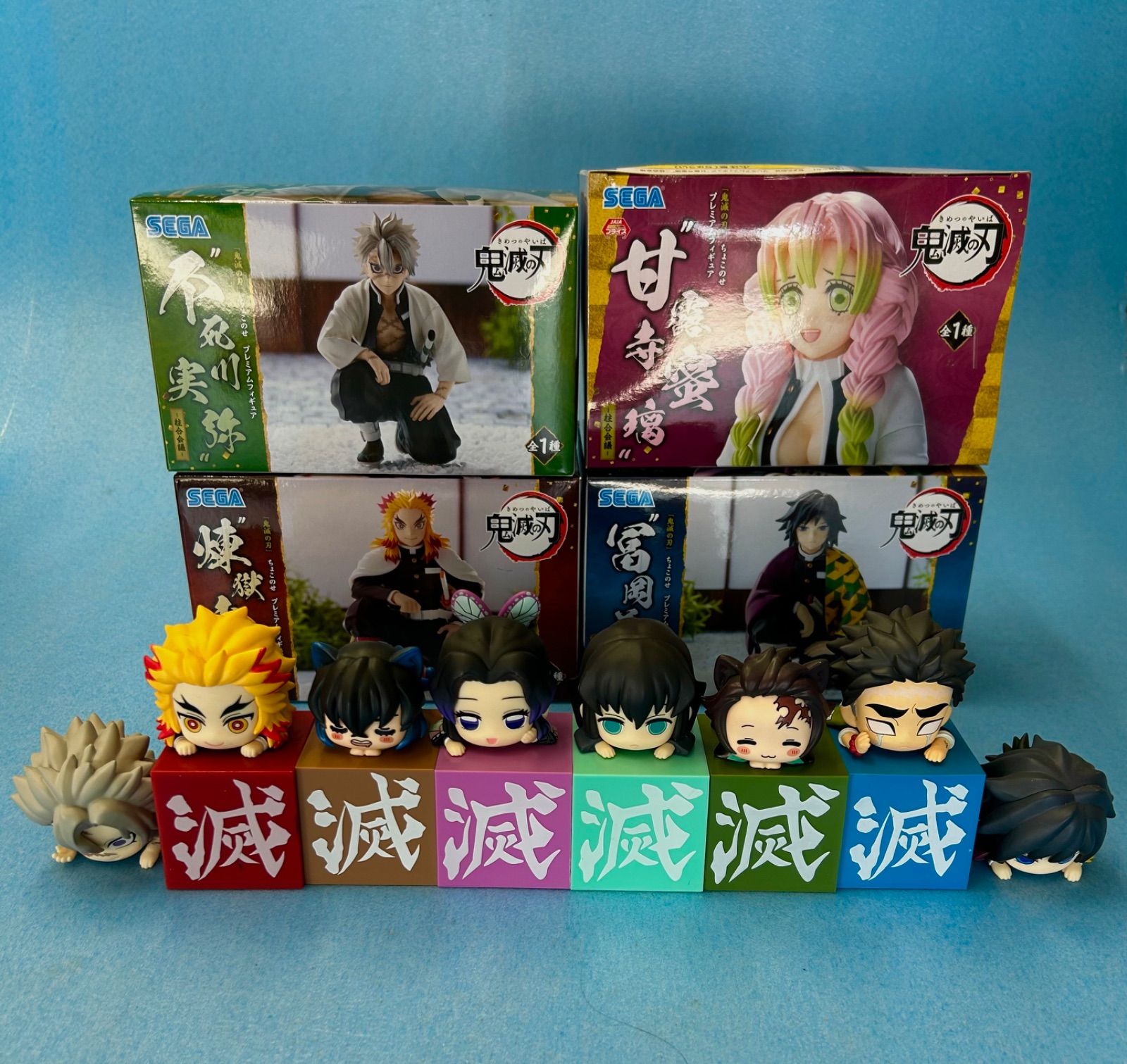 823,鬼滅の刃　ワンピース　フィギュアセット　まとめ売り 823,鬼滅の刃 ワンピース フィギュアセット まとめ売り - メルカリ