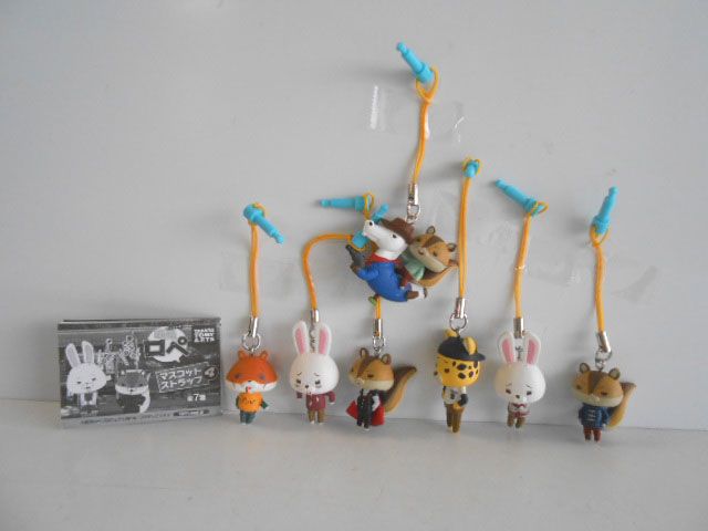 ♯Kxi21BZ 紙兎ロペマスコット ストラップ4 全7種