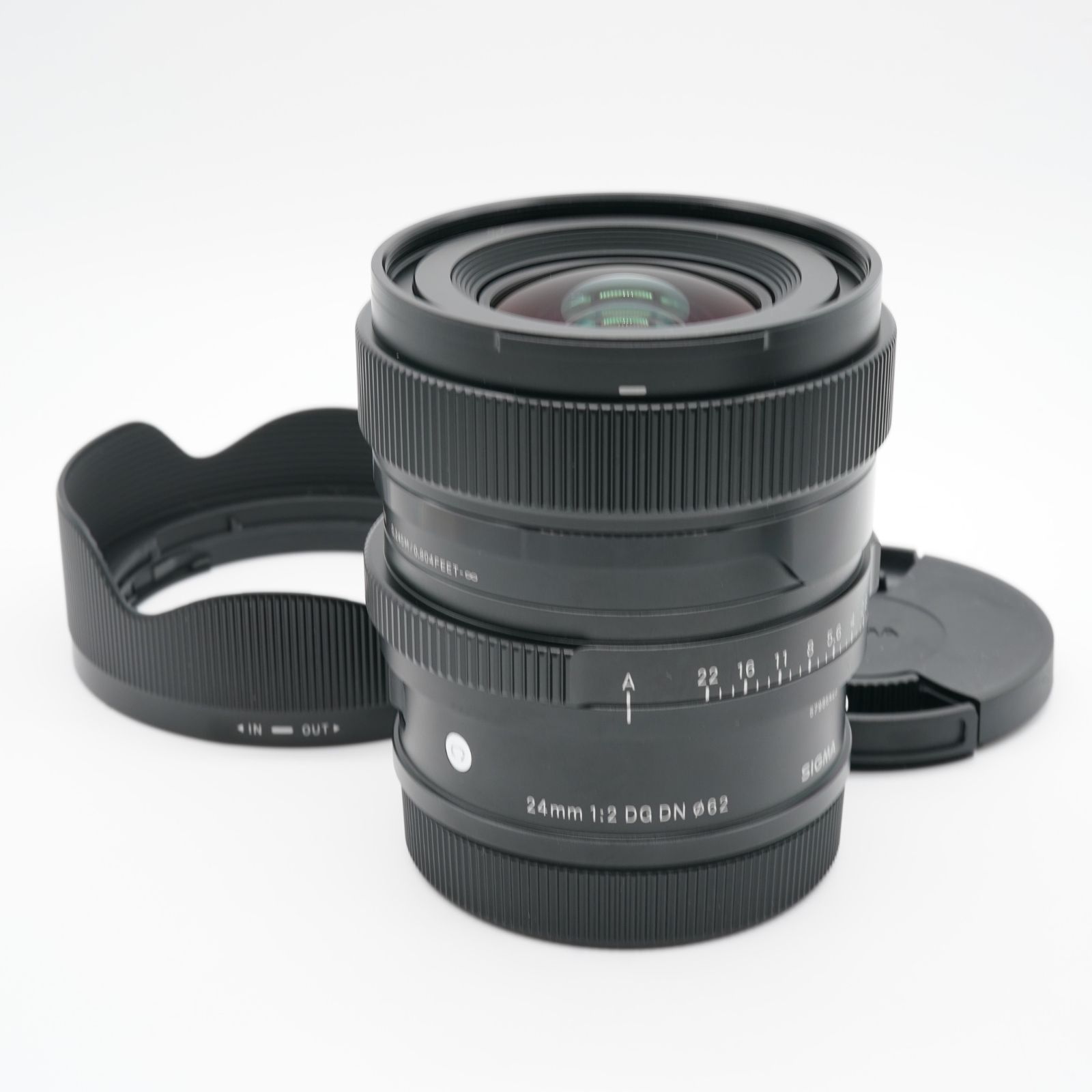 SIGMA シグマ 24mm F2 DG DN Contemporary Lマウント あると嬉しい純正フード付