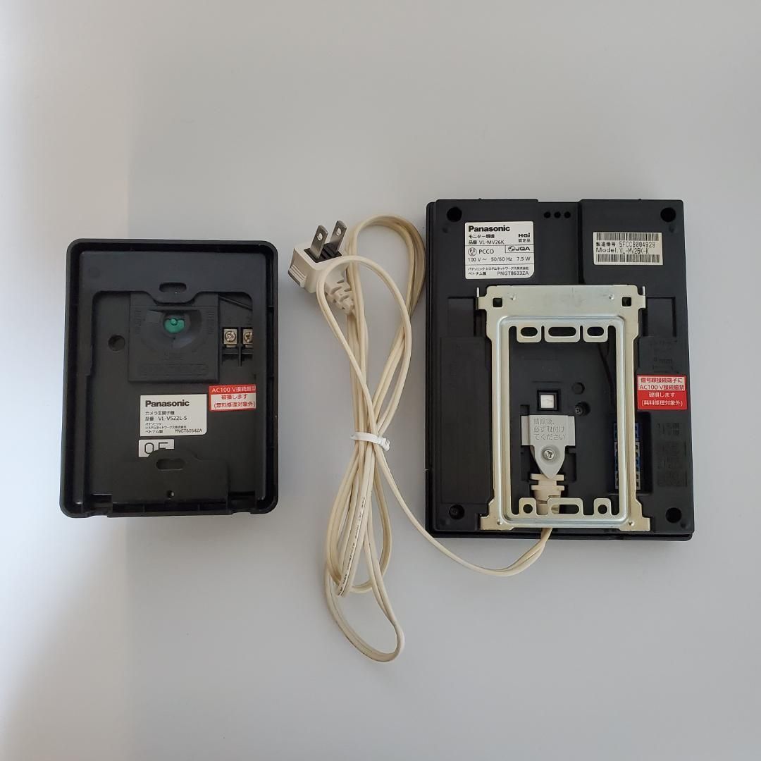 Panasonic インターホン VL-MV26-KVL-V522L【k554】 Panasonic パナソニック インターホン ドアホン VL-MV26-K VL