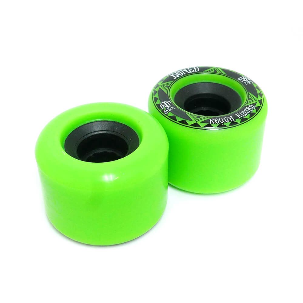 （アウトレット価格 9,020円 &rarr; 5,990円）BONES WHEEL ボーンズ ソフトウィール（クルーザー） ATF ROUGH RIDERS RUNNERS（80A）緑 59mm 在庫処分　スケートボード スケボー