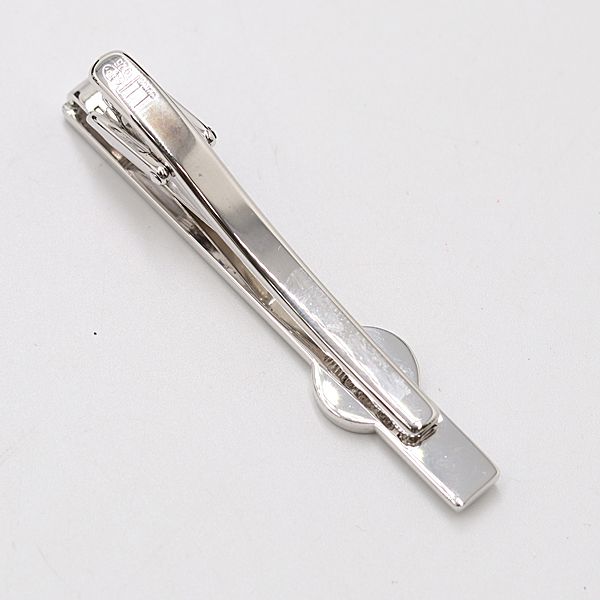 【極美品】ダンヒル　ネクタイピン　シルバー　0315 dunhill ダンヒル ネクタイピン メンズ エンジンターン タイピン