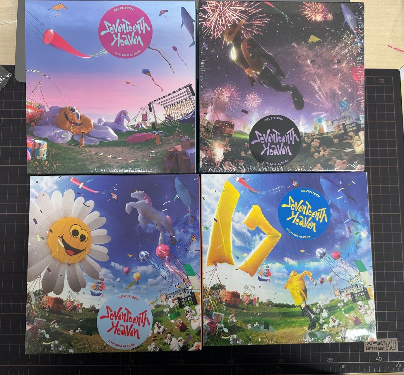 【新品未開封】SEVENTEEN アルバム CD　Heaven 4形態 SEVENTEEN HEAVEN アルバム 新品未開封 4形態セット - メルカリ
