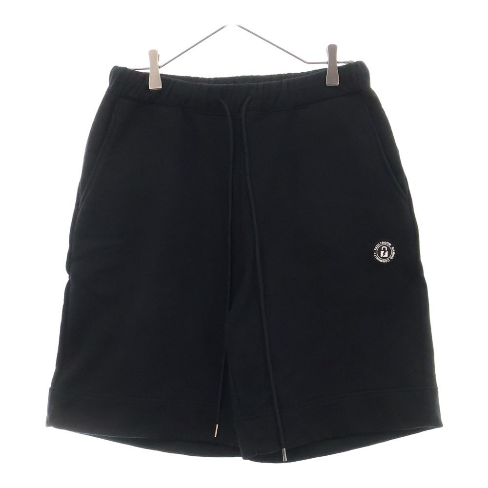 VAULTROOM ボルトルーム VGC FRENCH TERRY SHORTS ロゴラバー スウェットハーフパンツ ショーツ ブラック