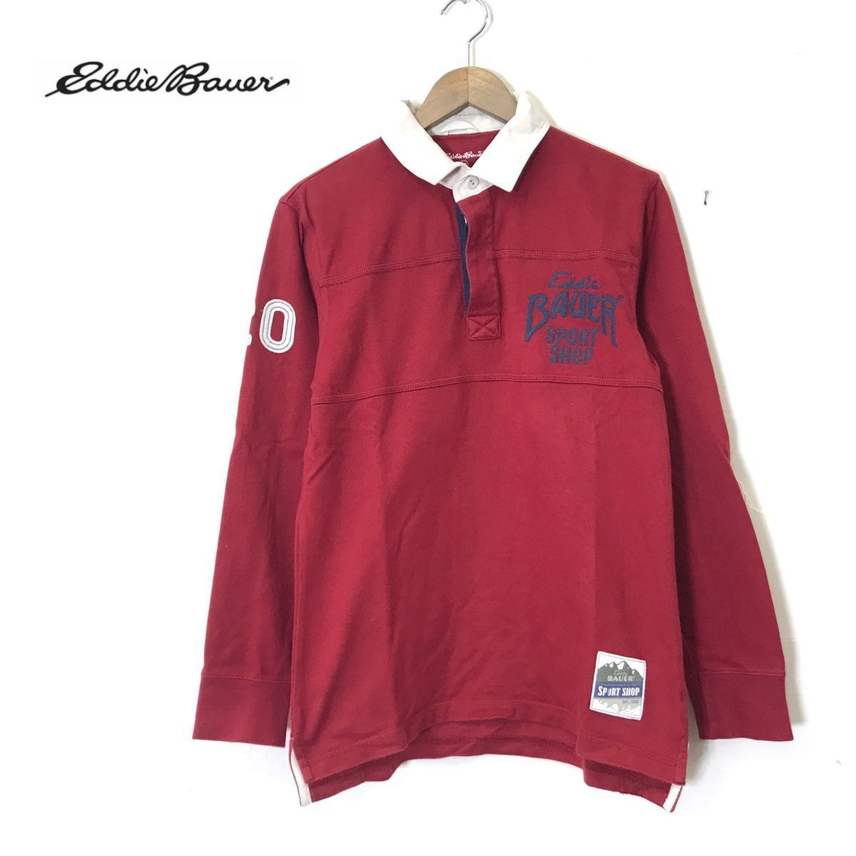 M2379-D◇美品◇ Eddie Bauer エディーバウアー ラガーシャツ