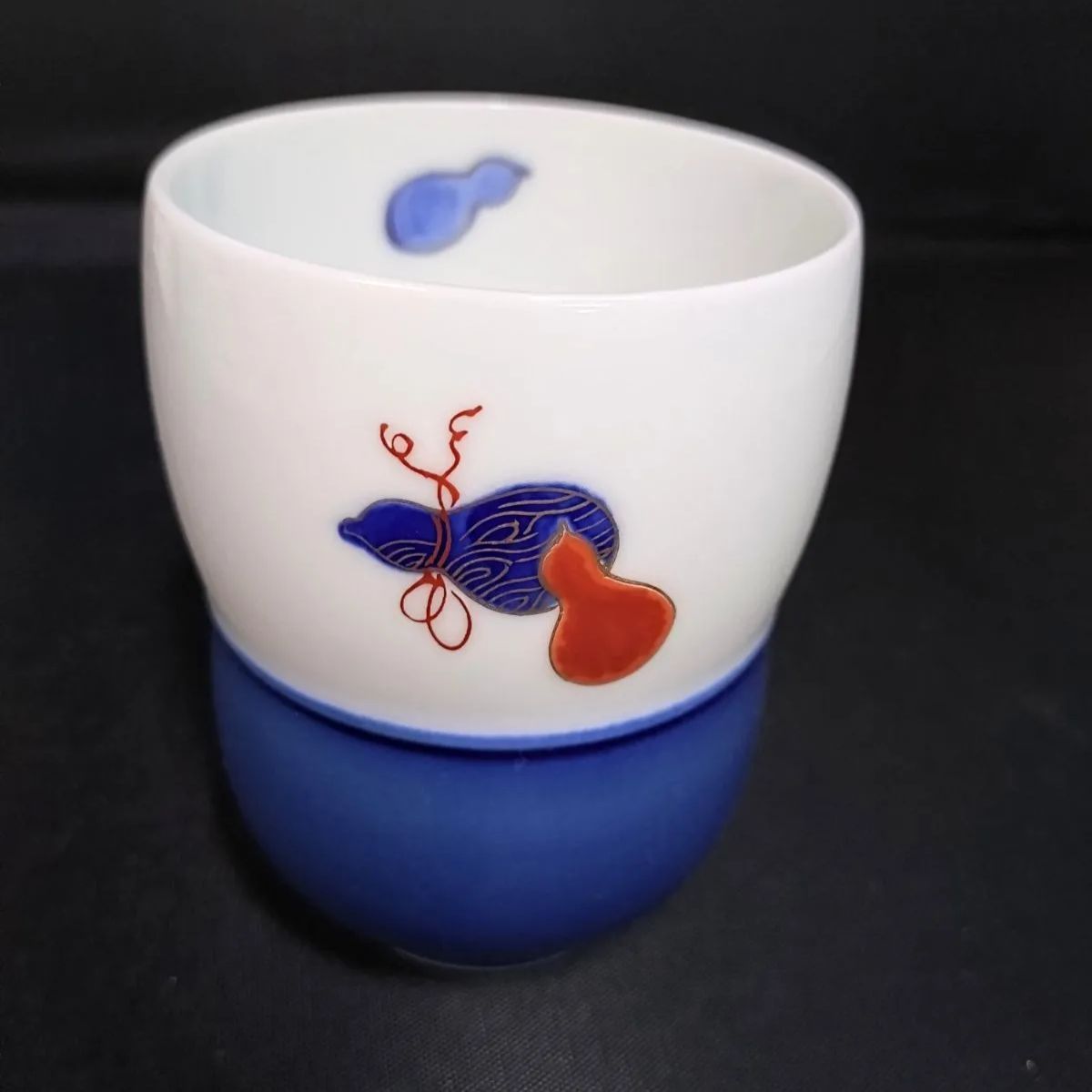 新品 深川製磁 百年庵 六瓢 睦揃 ひょうたん 夫婦飯碗と湯呑み茶碗