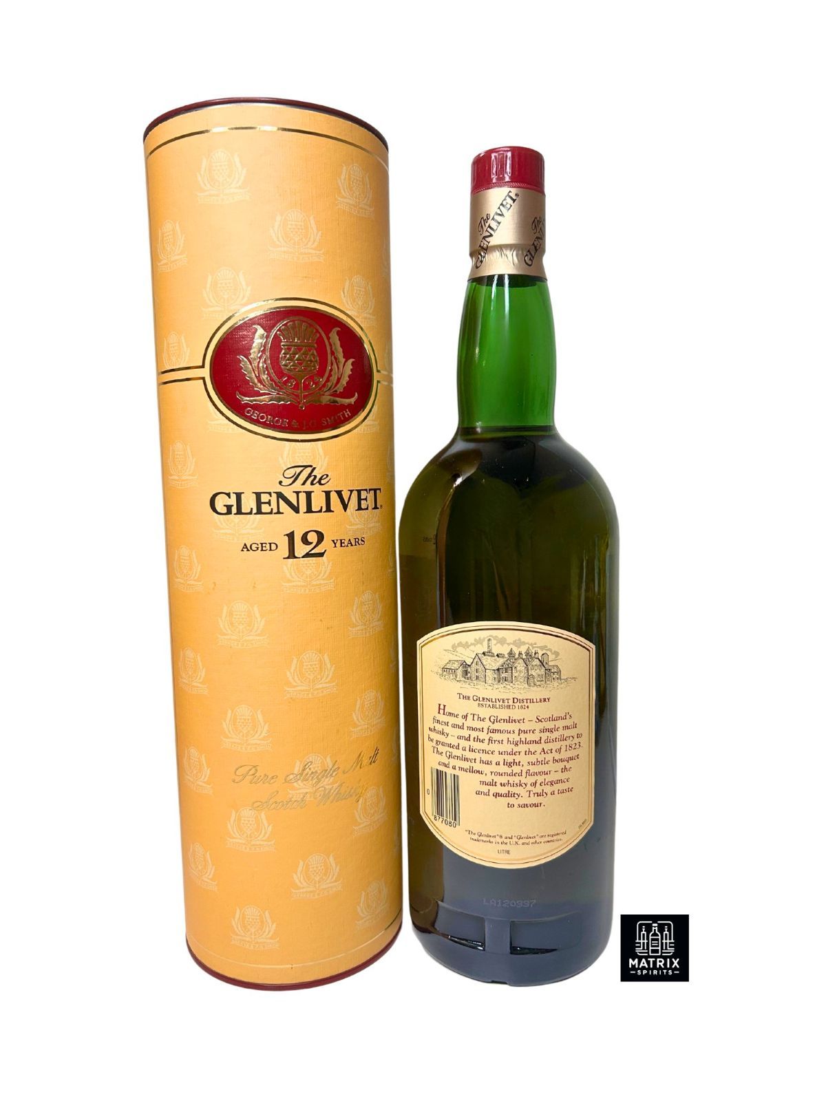 ザ・グレンリベット 12年 1L 赤アザミラベル 1980年代流通品