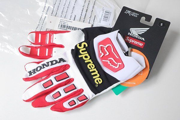 【新品】【限定】Supreme Fox Racing グローブ S HONDA Supreme/Honda Fox Racing Gloves - UG.SHAFT