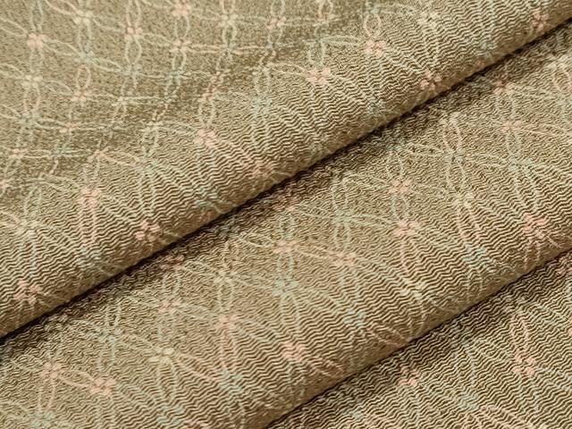 平和屋着物●上質な小紋　吉祥文　鬼しぼ縮緬　正絹　逸品　CAAT9318dy 平和屋着物○上質な小紋 吉祥文 鬼しぼ縮緬 正絹 逸品 CAAT9318dy