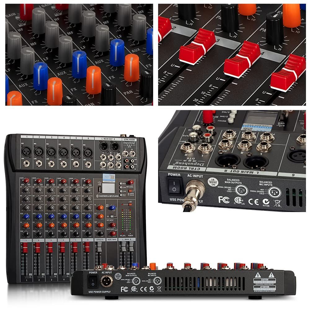 USBドライブコンピュータの録音6チャネルスタジオオーディオ