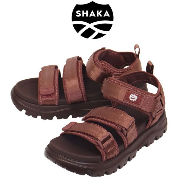 SHAKA シャカ SK-238 NEO BUNGY EX スポーツ サンダル BORDEAUX SK002 BORDEAUX US5-約23.0cm