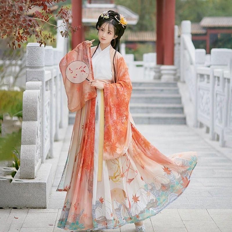 HF-216 豪華刺繍 漢服 かんふく 古風衣装 レトロ風 中華ロリータ コスプレ ワンピース 唐装 仙女服 中華風 美しい刺繍