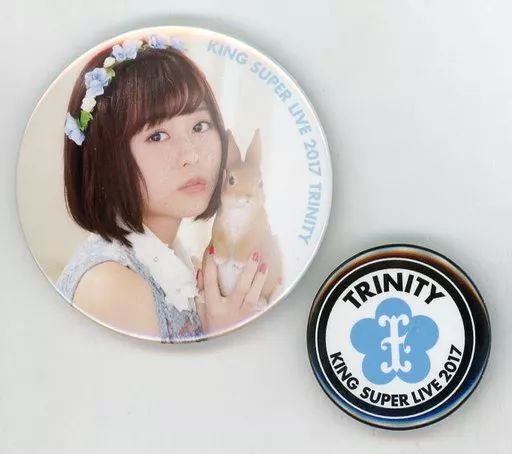 中古】バッジ・ピンズ 水瀬いのり(うさぎ) 缶バッジ(2個セット