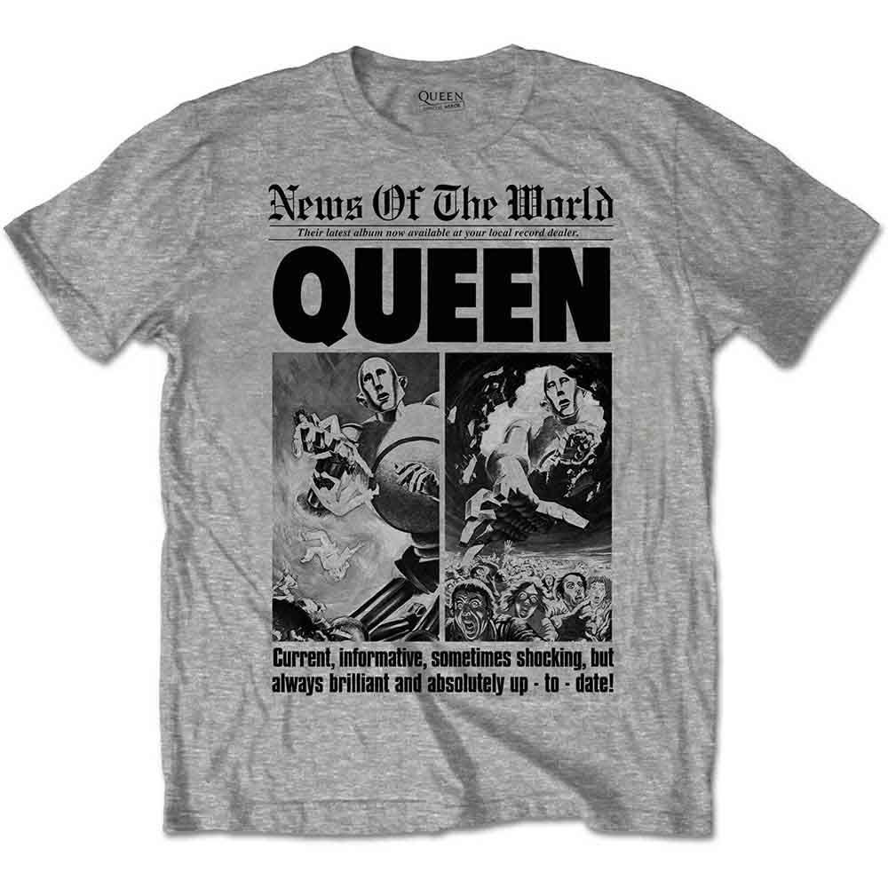 【公式新品】QUEEN - NEWS OF THE WORLD 40TH FRONT PAGE クイーンTシャツ