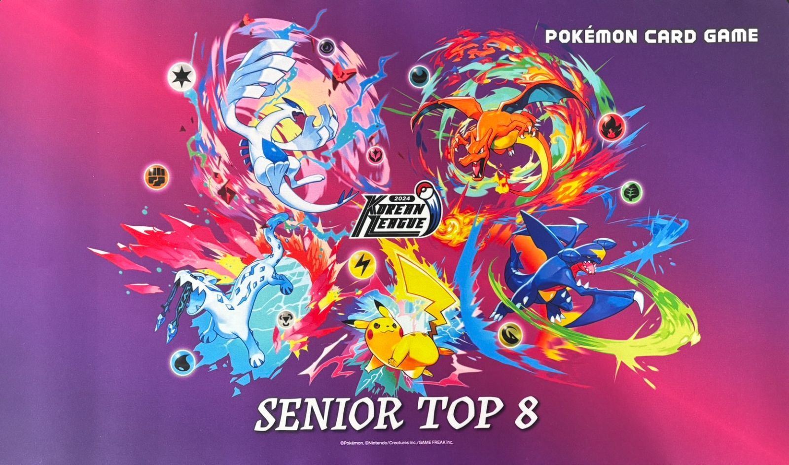 ポケカ プレイマット コリアンリーグ Korean League シニアTOP8