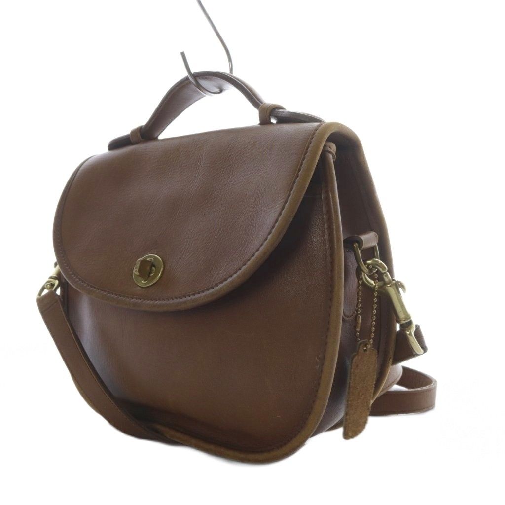 コーチ COACH オールドコーチ レザー フラップ ハンドバッグ