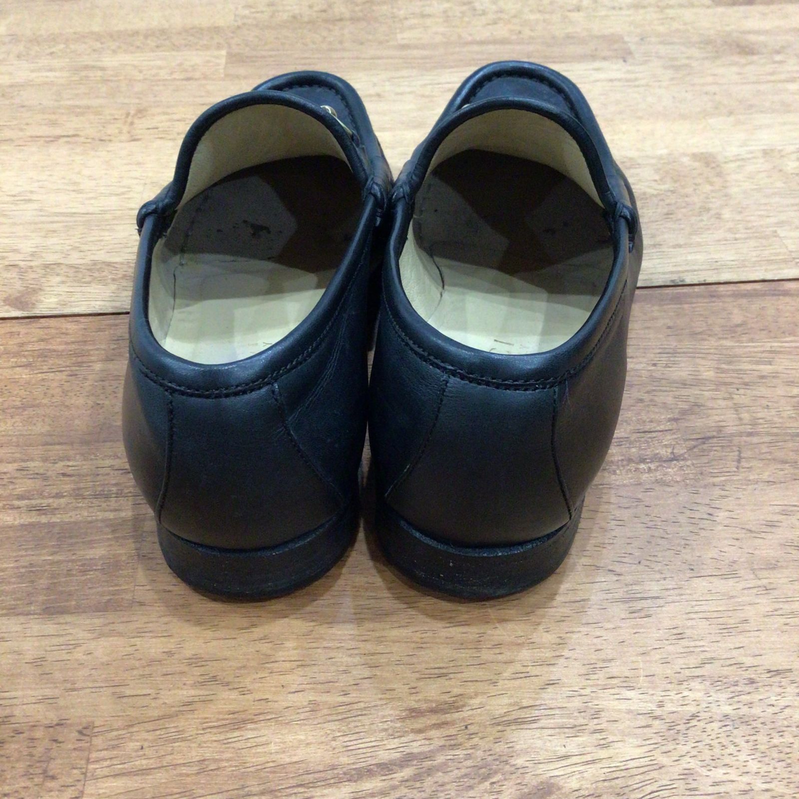 グッチ　ホースビット　ローファー　42サイズ　黒 GUCCI グッチ ジャッキー ホースビット レザー ローファー