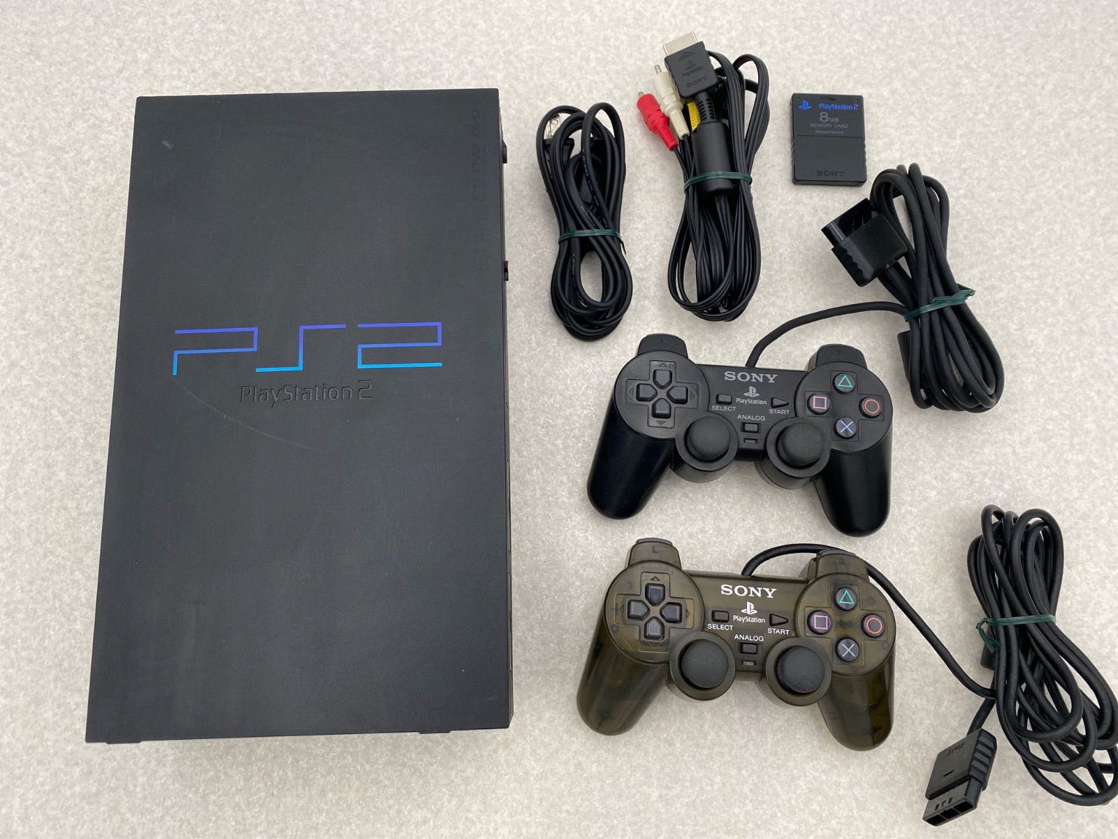 パーティを彩るご馳走や PlayStation2 コントローラー2点 動作品 本体 (SCPH-15000) 本体