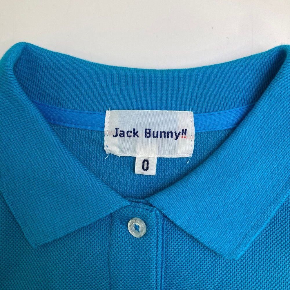 ジャックバニー　ポロシャツ　ブルー サイズ：0 JACK BUNNY ジャックバニー 半袖ポロシャツ ブルー系