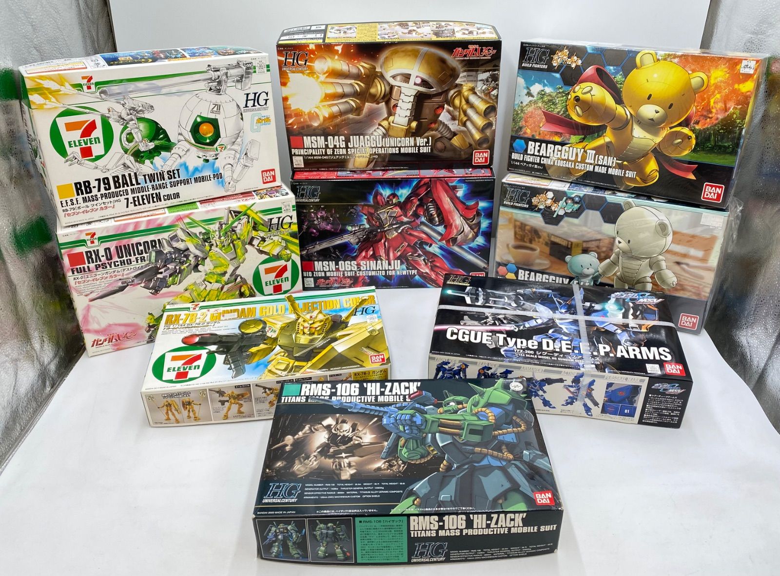 BANDAI バンダイ ガンダム プラモデル ガンプラ 9箱 まとめ売り 未組立品