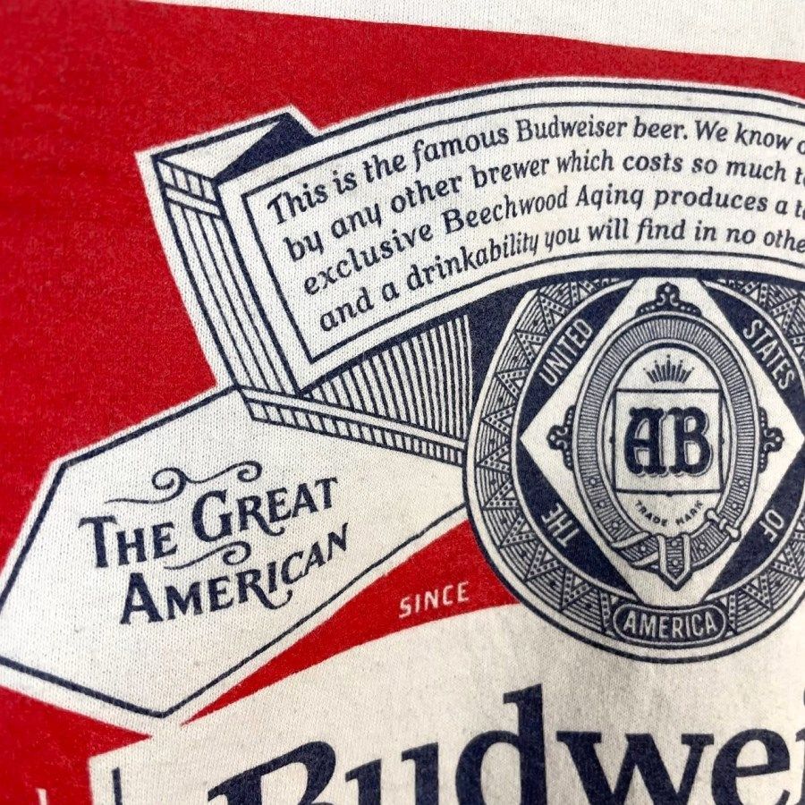 バドワイザーBudweiserスウェットトレーナーお酒ビールビア企業