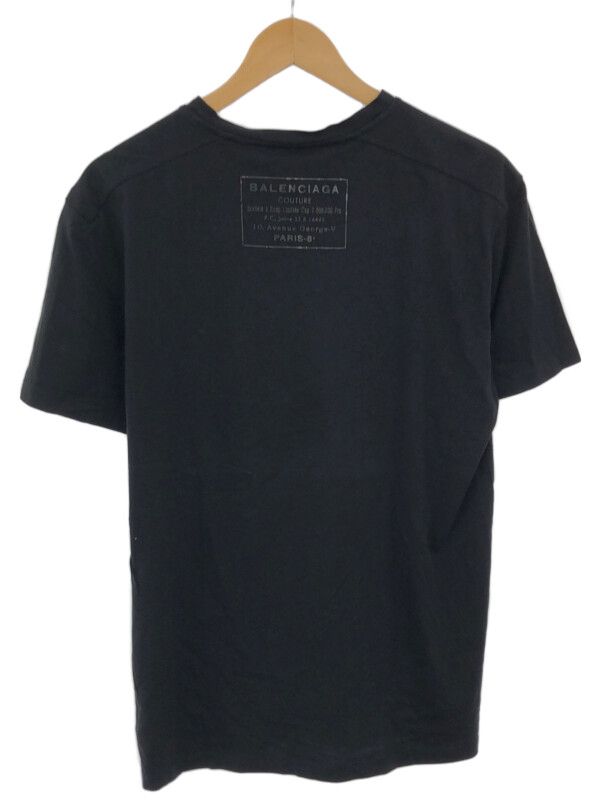 BALENCIAGA バレンシアガ 15SS スタンプロゴTシャツ ブラック M 375853 