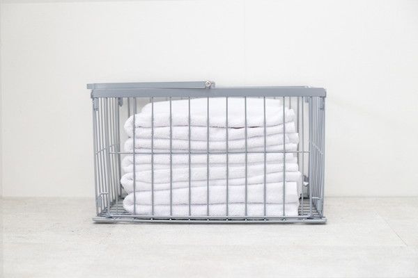 クーポン配布中-スーパー 対象 ３段ランドリーラック グレー